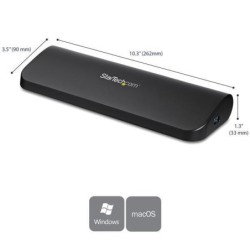 StarTech.com Docking station Universale USB 3.0 per laptop VGA DVI HD