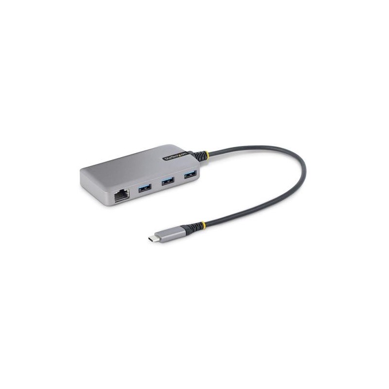 StarTech.com Hub USB-C con Etherenet a 3 porte - 3x porte USB-A, Giga