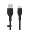 Cavo Belkin BoostCharge Flex da USB-A a USB-C (2 m, nero)