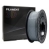 Filamento 3D PETG - Diametro 1,75 mm - Bobina da 1 kg - Colore Grigio