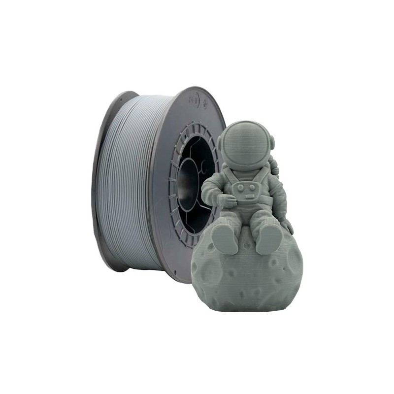 Filamento PLA 3D - Diametro 1,75 mm - Bobina 2,5 kg - Colore grigio