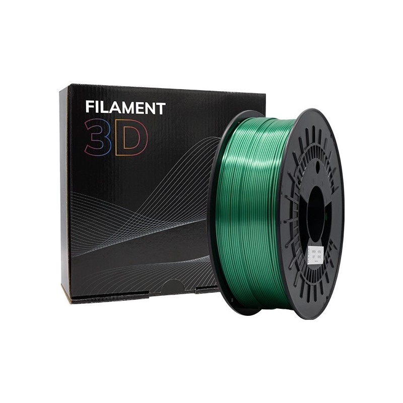 Filamento 3D PLA SETA - Diametro 1,75 mm - Bobina da 1 kg - Colore Ve