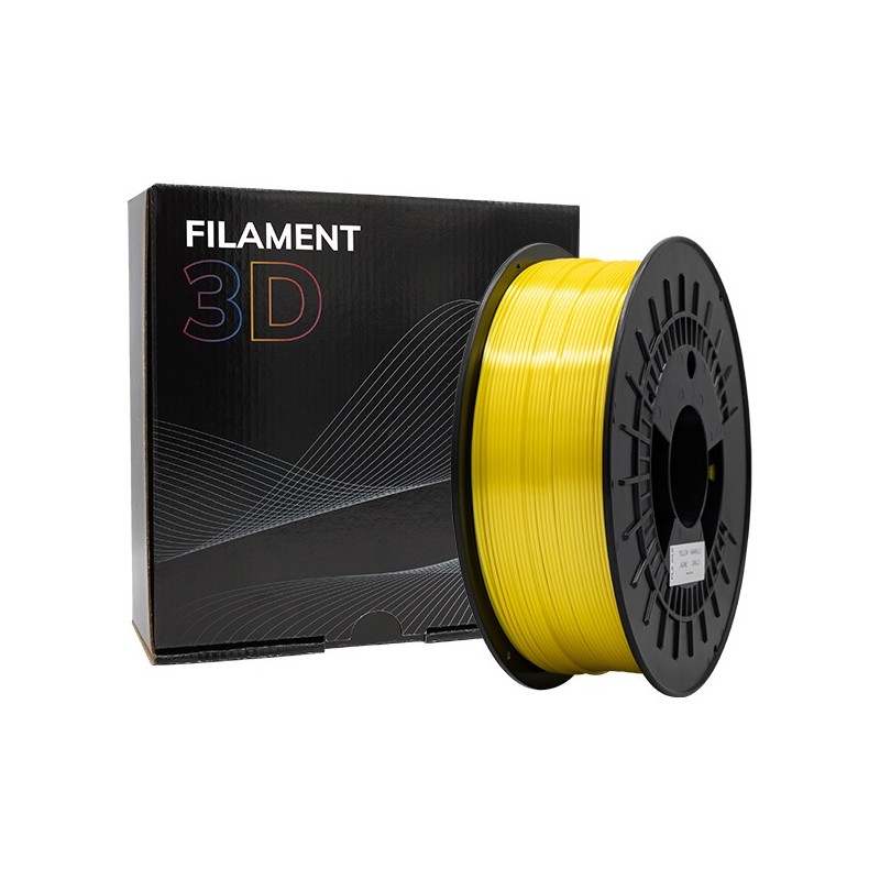 Filamento 3D PLA SETA - Diametro 1,75 mm - Bobina da 1 kg - Colore gi