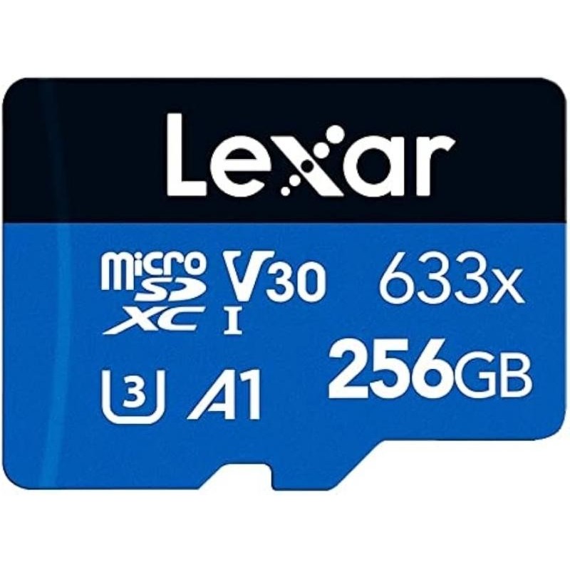 La scheda di memoria Lexar ad alte prestazioni 633x microSDXC UHS-I d