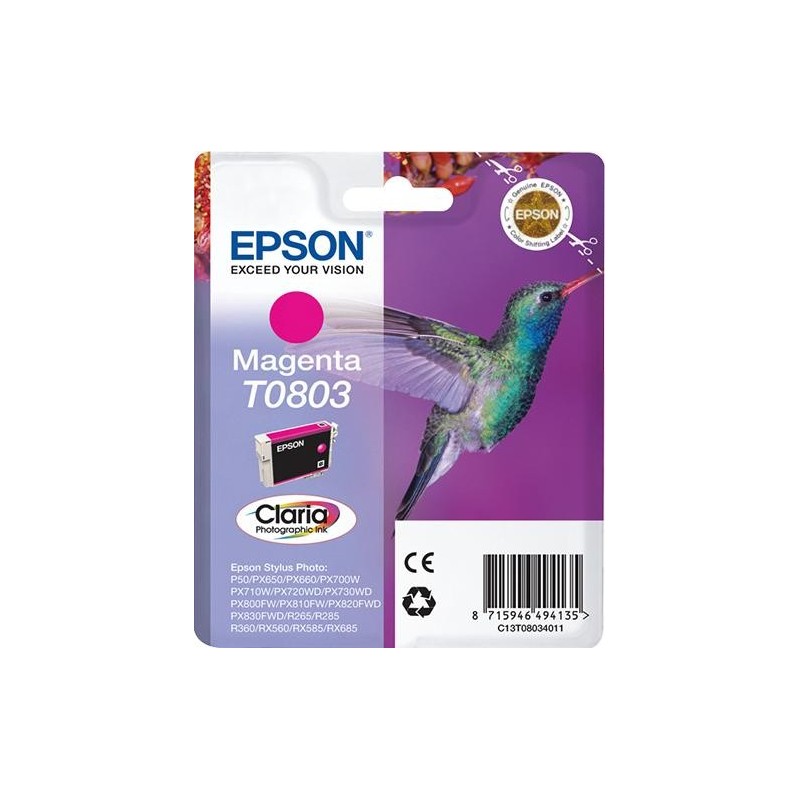 Inchiostro EPSON magenta 7,4 ml StylusPhoto Rxxx/RXxxx/PXxxx/P50