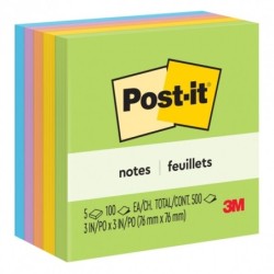 3M 654-5UC quaderno per scrivere Multicolore