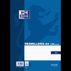 Oxford School Classic A4 Resmilleria 4x4 100 fogli - Quaderno formato