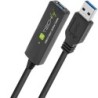 Techly ICUR30100G cavo USB 10 m USB 3.2 Gen 1 (3.1 Gen 1) USB A Nero