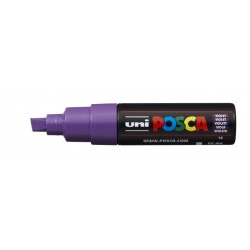 Uni Posca Marcatore per Dipingere a Base di Acqua - PC-8K Viola 8,0 mm