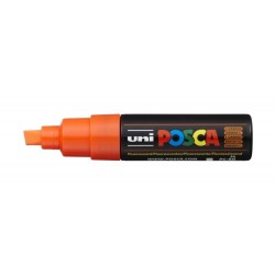 Uni Posca Marcatore a Base d&#039;Acqua per Dipingere - PC-8K Arancione Fl