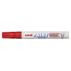 Uni Paint Marker - Marcatore per vernice -PX-20 (L) Rosso 2,2-2,8 mm