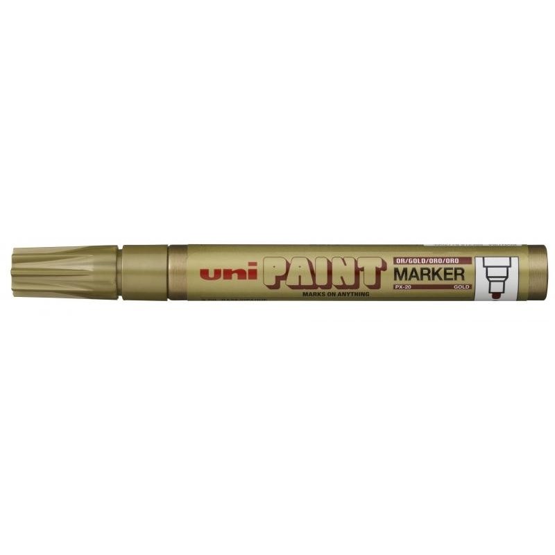 Uni Paint Marker - Marcatore per pittura PX-20 (L) Oro 2,2-2,8 mm