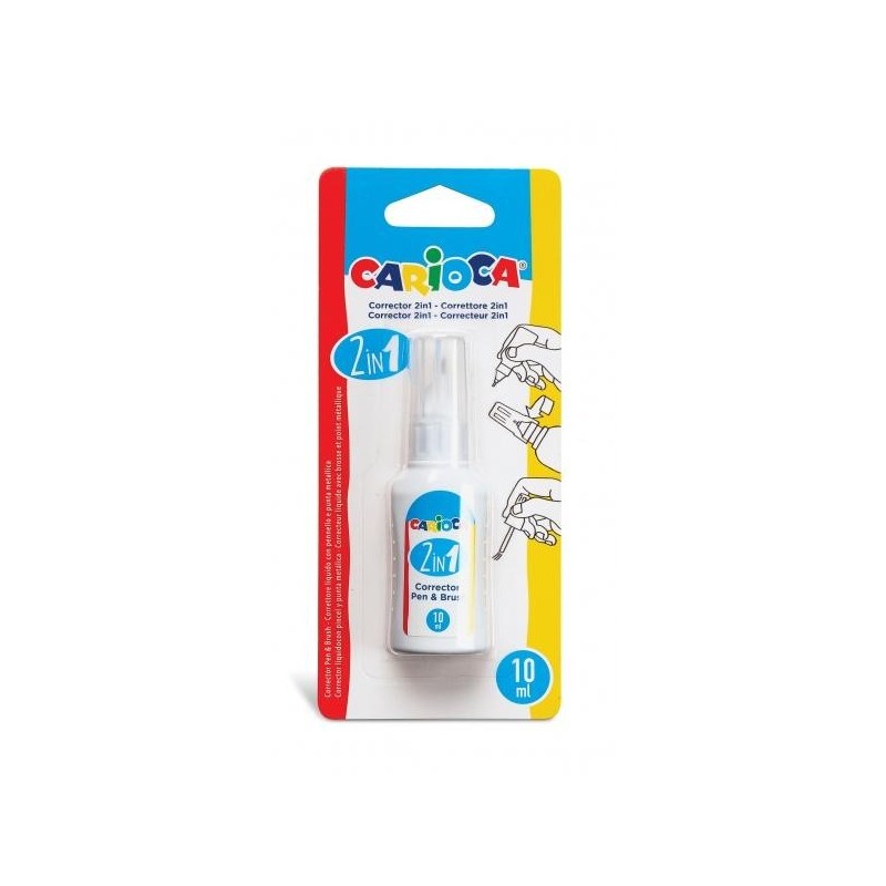 Carioca Pen &amp; Brush Corrector 2 in 1 - Penna e Pennello - Pennello in