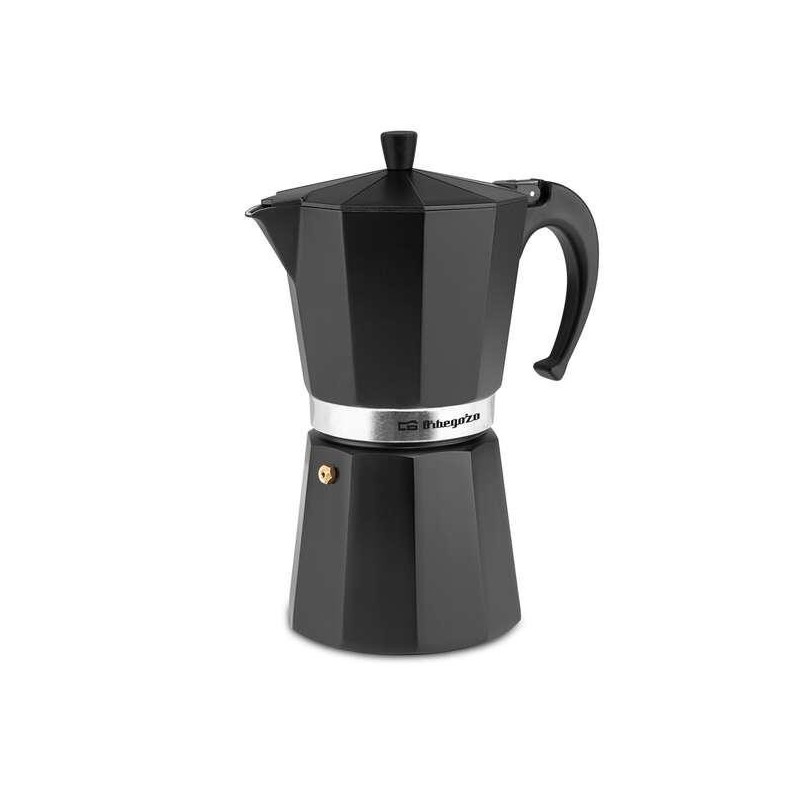 Caffettiera Orbegozo KFN 1210 in Alluminio Nero - Capacit&Atilde;&nbsp; 12 Tazz