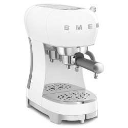 SMEG ECF02WHEU 50s Style Espresso-Kaffemaschine Wei&szlig;