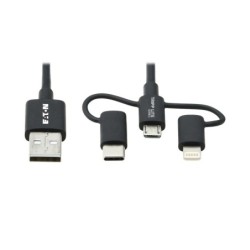 Tripp Lite M101-006-LMC-BK cavo USB USB 2.0 1,83 m USB A Micro-USB B 