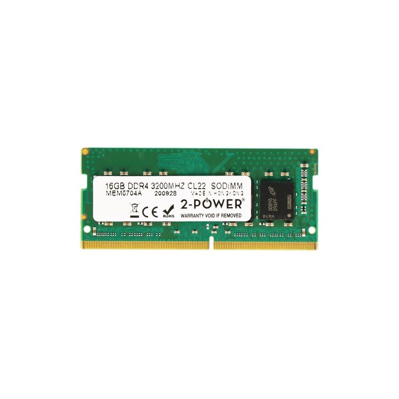 2-Power 2P-4X71D09534 memoria 16 GB 1 x 16 GB DDR4 3200 MHz