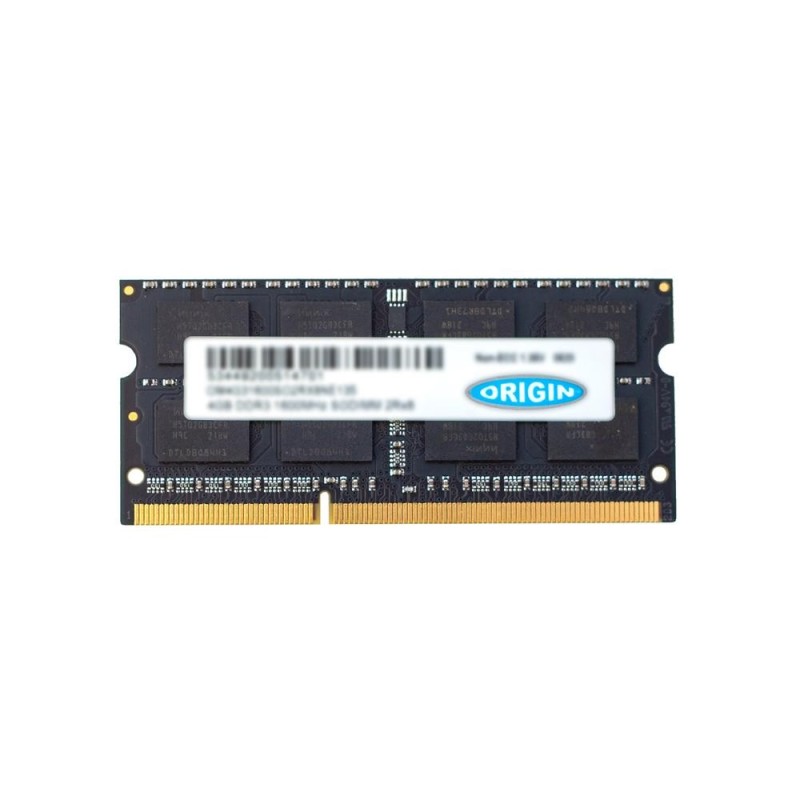 Origin Storage 4GB DDR3 1600MHz SODIMM 2Rx8 Non-ECC 1.35V memoria 1 x