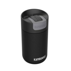 Thermos Kambukka Olympus Nero Silicone Acciaio inossidabile 300 ml