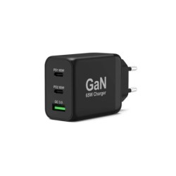 PORT DESIGNS 65W GAN CHARGER USB-C E USB-A GALLIUM NITRIDE GAN TECHNO