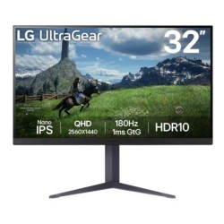 Monitor TFT LG 32GS85QX-B da 80 cm (31,5 pollici), grigio