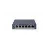 HIKVISION SWITCH L2, SMART MANAGED, 4 GIGABIT RJ45 POE PORTS, 2 GIGAB