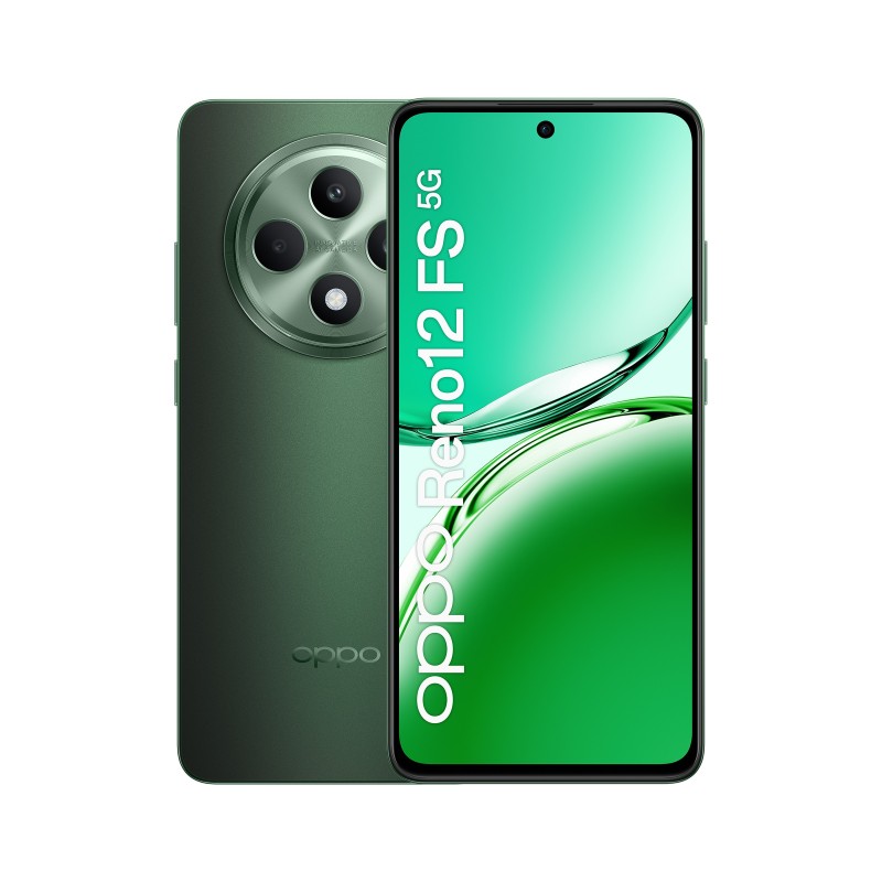 OPPO Reno12 FS 5G AI Smartphone, Tripla fotocamera 50+8+2MP, Selfie 3