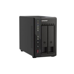 NAS assemblato QNAP Tower TS-253E-8G 20TB (2x10TB) con HDD WD Red PRO