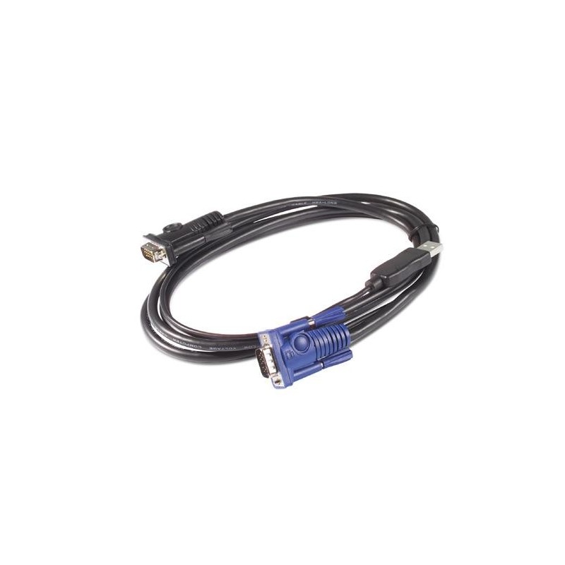 APC KVM USB Cable - 25 ft (7.6 m) cavo per tastiera, video e mouse Ne