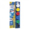 Set di 6 barattoli di tempera da 25 ml - Pennello incluso