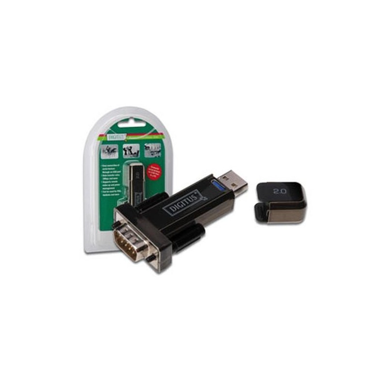 Convertitore Digitus da USB 2.0 a seriale. D-SUB 9M. 0,8 m