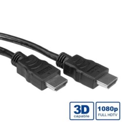 VALUE Cavo HDMI ad alta velocit&Atilde;&nbsp; Ethernet, LSOH, M/M, nero, 7,5 m