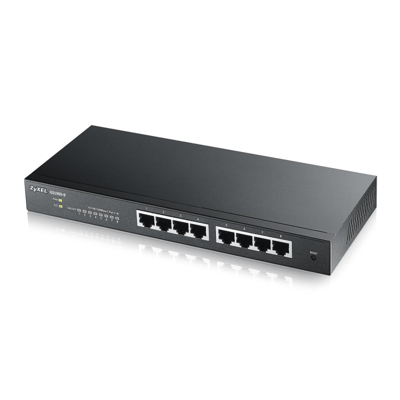 Zyxel GS1900-8 Gestito L2 Gigabit Ethernet (10/100/1000) Nero