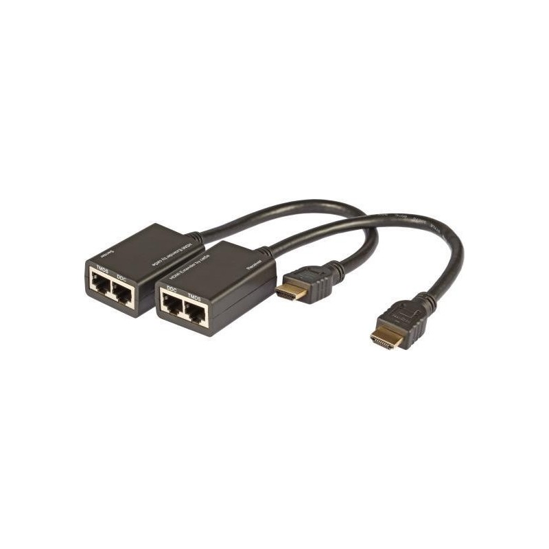 Extender HDMI Cat.5e/6 30 m, supporta 3D/1080p, HDCP