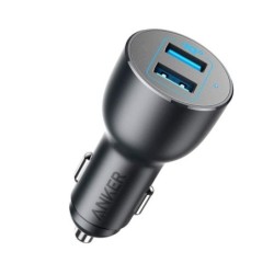 Anker PowerDrive III Universale Nero Accendisigari Ricarica rapida Au