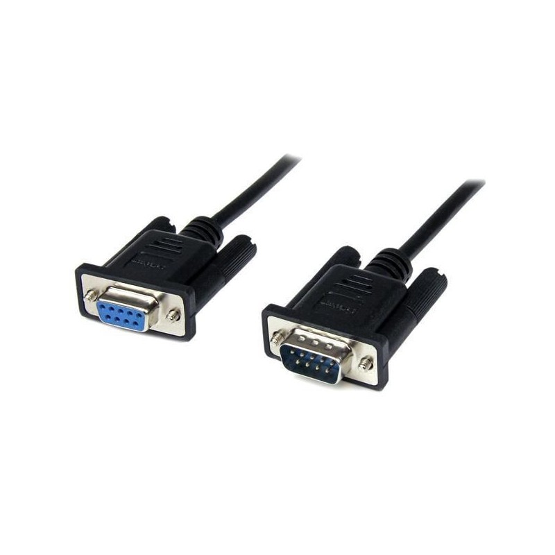 StarTech.com Cavo seriale null modem DB9 RS232 nero 1 m - F/M