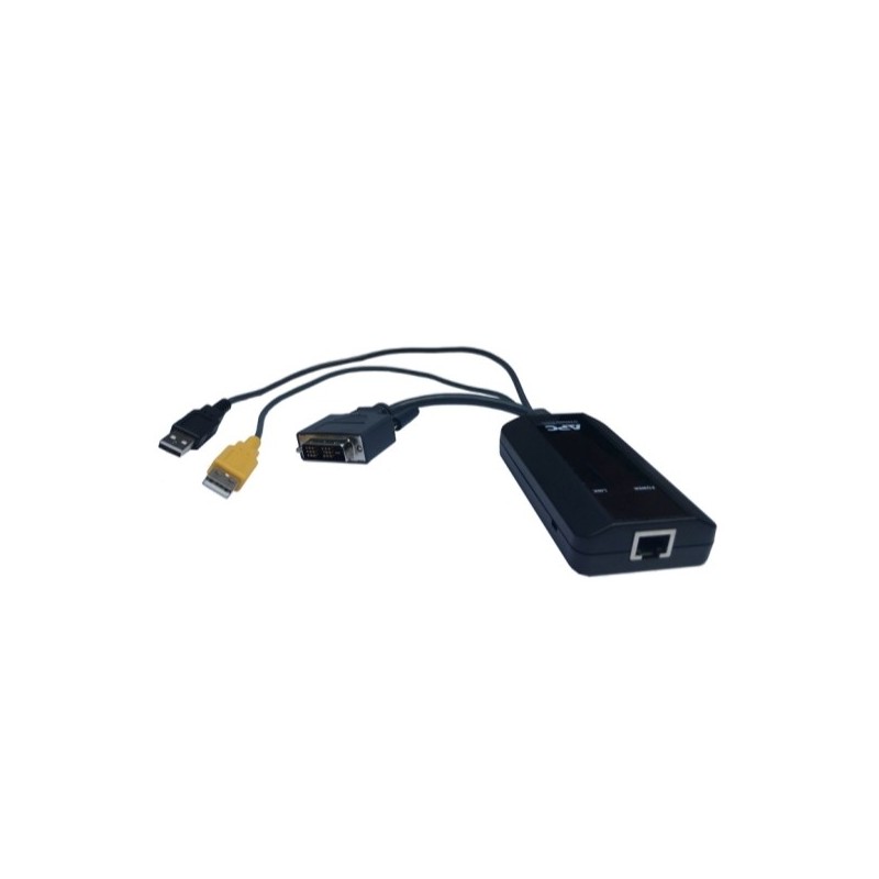 APC KVM-DVIVMCAC switch per keyboard-video-mouse (kvm) Nero