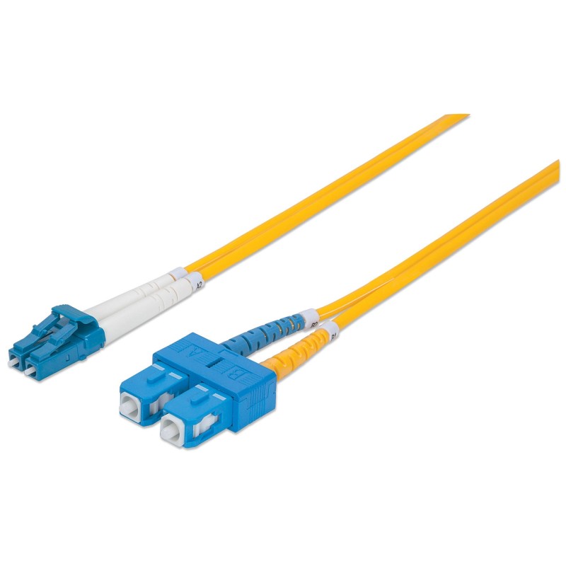 Intellinet 472050 cavo InfiniBand e in fibra ottica 3 m LC SC Giallo