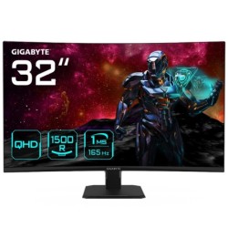 GIGABYTE GS32QC 31.5&quot; Monitor da gioco curvo QHD - 2560 x 1440 (QHD),