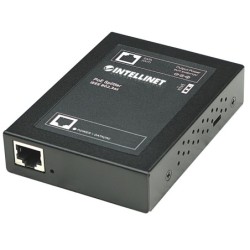 Intellinet 560443 divisore di rete Nero Supporto Power over Ethernet 