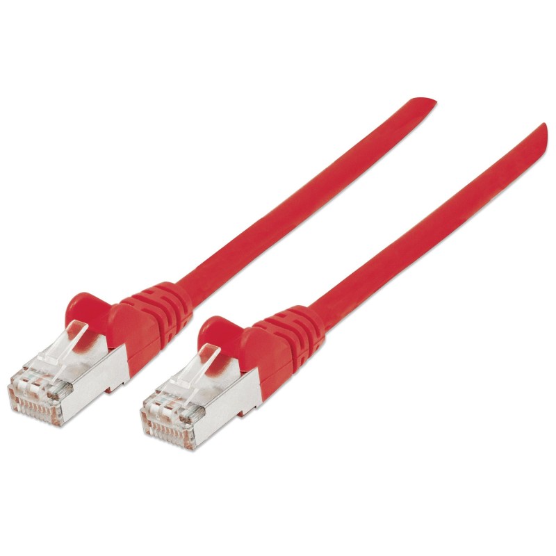 Intellinet 3m Cat6 S/FTP cavo di rete Rosso S/FTP (S-STP)