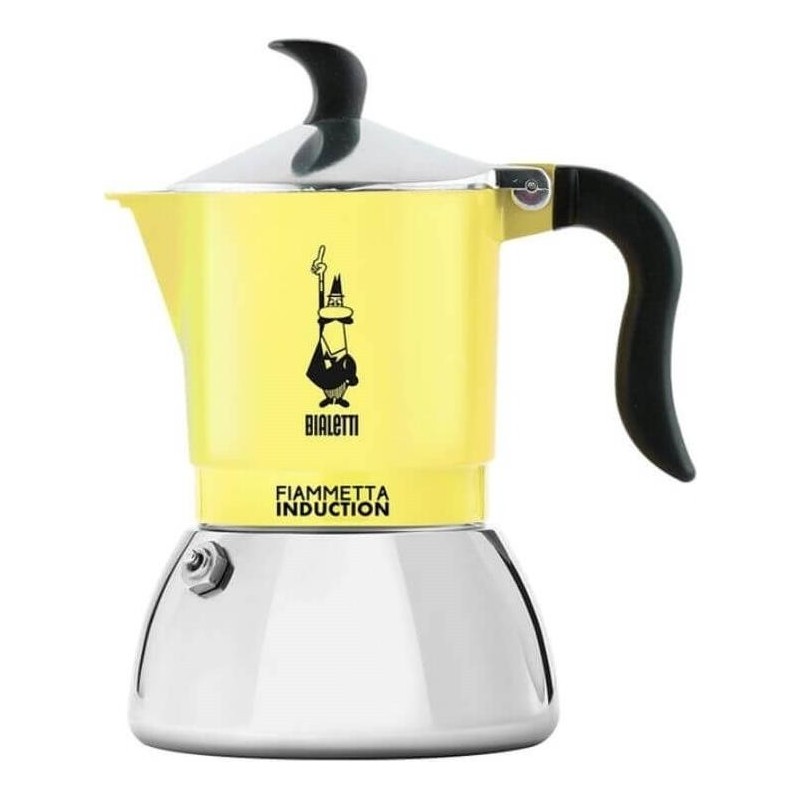 Bialetti Espressokocher Primavera Fiammetta Induzione 2 Tassen Giallo