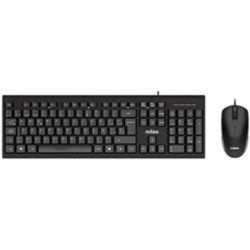 Tastiera e Mouse Nilox NXKME0011 Nero Qwerty in Spagnolo