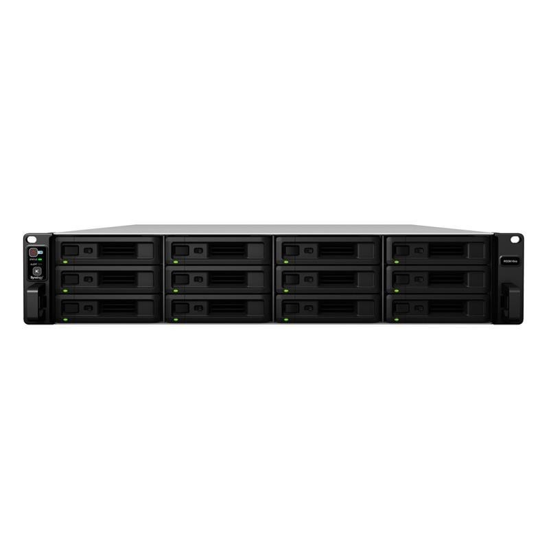 NAS assemblato Synology Rack (2U) RS3618XS 120TB (12x10TB) con HDD WD