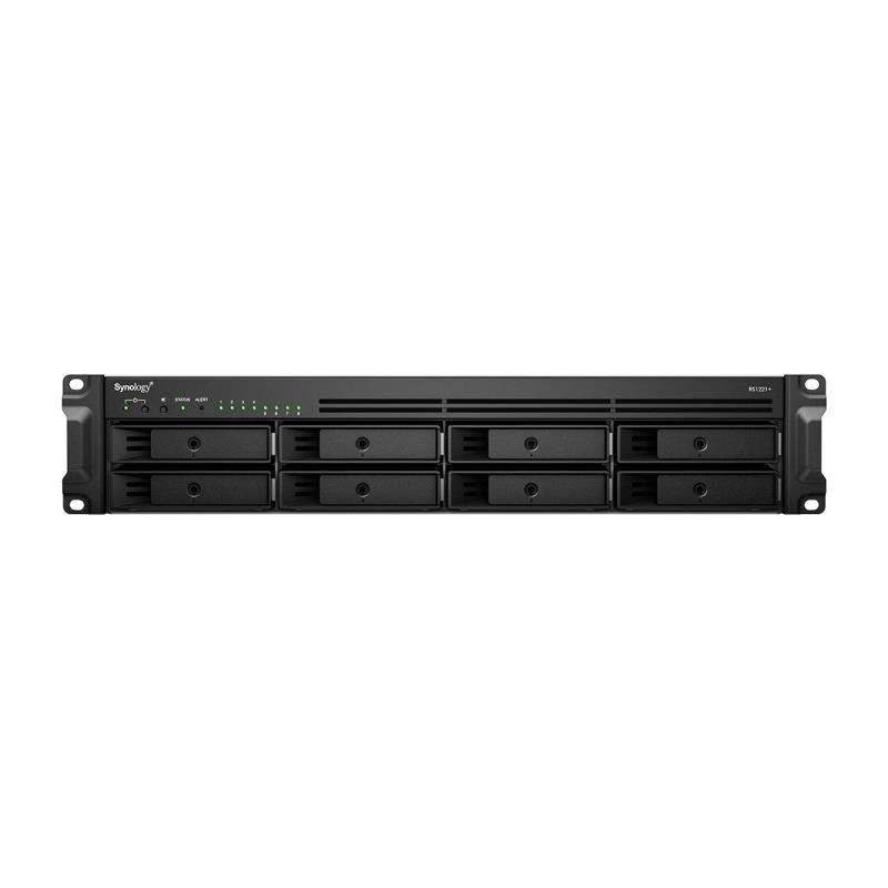 NAS assemblato Synology Rack (2U) RS1221+ 80TB (8x10TB) con HDD WD Re