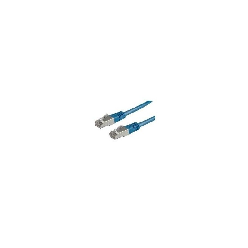 CAVO RETE 0.5M FTP 5E BULK BLU