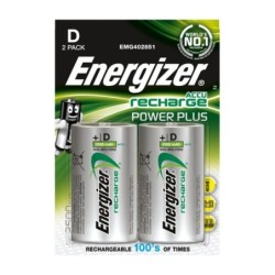 Batterie Ricaricabili Energizer ENRD2500P2 HR20 D2 2500 mAh