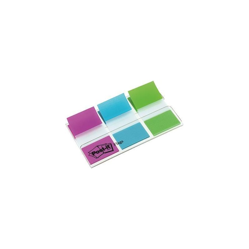 Post-it&Acirc;&reg; Haftmarker 3x20 Haftmarker Index breit lila, blau, gr&Atilde;&frac14;n