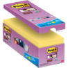 Post-it&Acirc;&reg; Haftnotizen Super Sticky 76x76 gelb 14+2 Gelb