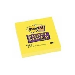 Note Adesive Post-it Super Sticky 90 Fogli 76 x 76 mm Giallo 6 Pezzi